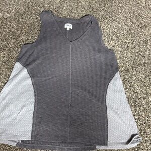 BKE Charcoal and Light Gray Tank Top